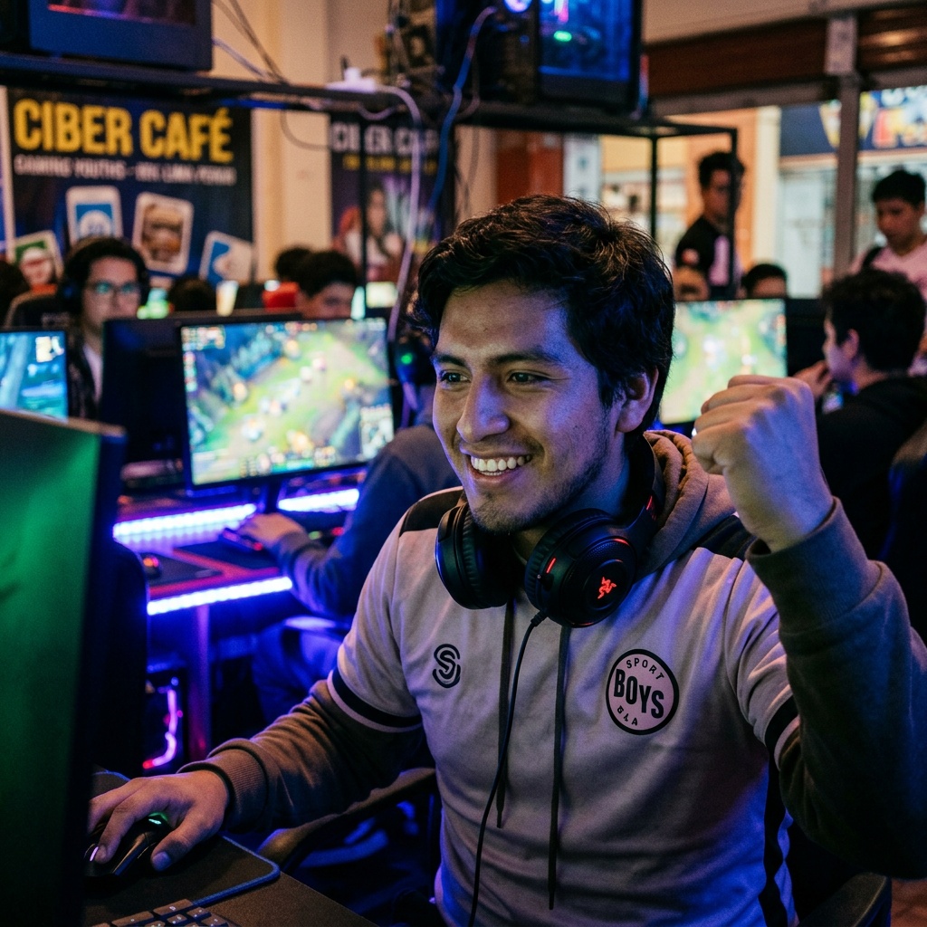 Gamer victorious